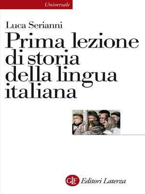 cover image of Prima lezione di storia della lingua italiana